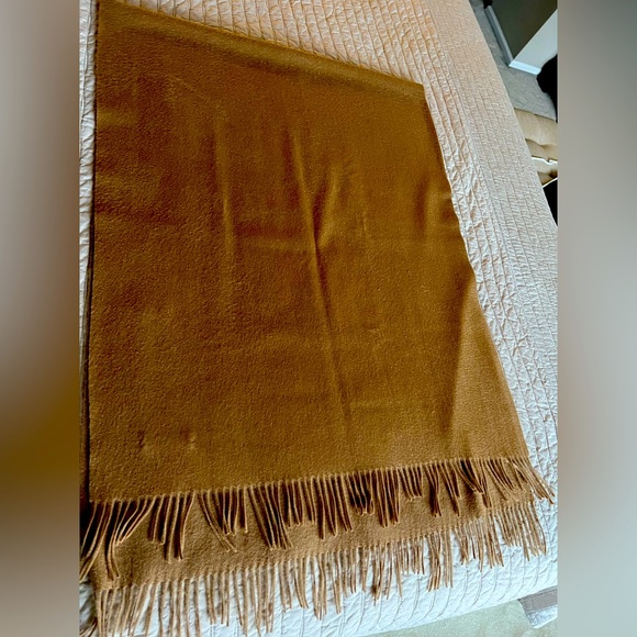 La Fiorentina Accessories - Cashmere fringed pashmina shawl is great used condition
